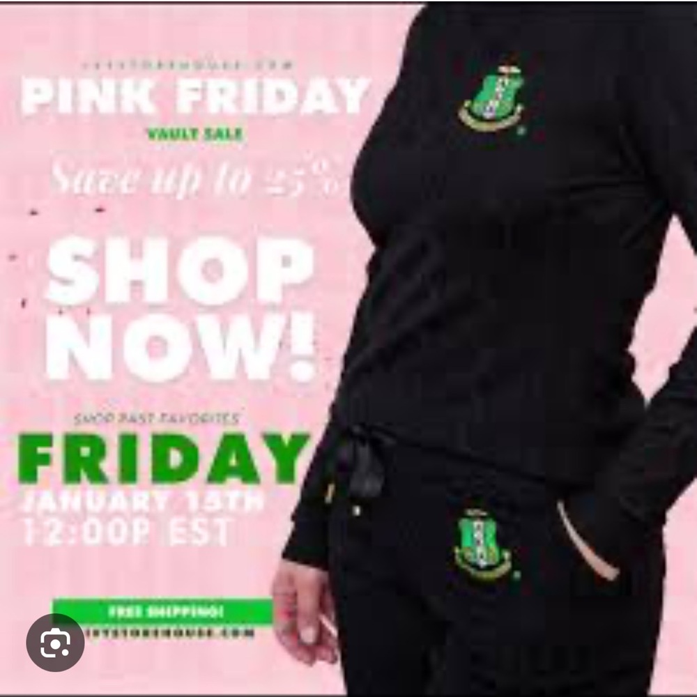 Ivy Storehouse Women’s AKA Sorority 2020 Exclusive Cable Knit Set-